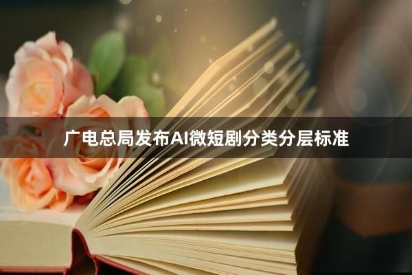 广电总局发布AI微短剧分类分层标准