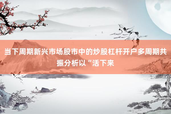 当下周期新兴市场股市中的炒股杠杆开户多周期共振分析以“活下来